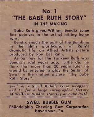 1948 Swell Babe Ruth